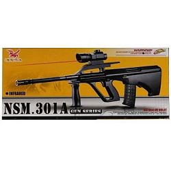 279496 Автомат с лазер. прицелом 301A/NSM301A в кор. в кор.24шт