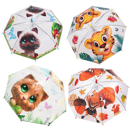 зонтик 48 см 4 вида