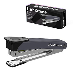 Степлер №10 на 15л " Erich Krause " Stells Classic 100скоб металический, встроенный антистеплер, про