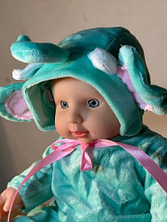 Кукла в пакете. Размер:33х14см.