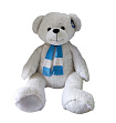 Игрушка набивная, 14-20-3 Медведь Лазарь (белый)