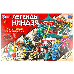 350338 Легенды Ниндзя. Настольная игра-ходилка. 217х330х27мм. Умные игры в кор.20шт