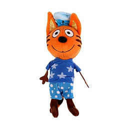 331425 Игрушка мягкая Три Кота Коржик в пляжной одежде 15см, муз. чип, в пак МУЛЬТИ-ПУЛЬТИ в кор.24ш