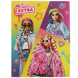 330900 Папка БАРБИ с 20 вкладышами, barbie extra Умка в кор.4*24шт