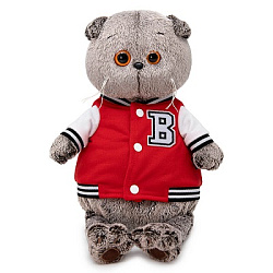 Ks25-055 Игрушка Кот Басик в клубной куртке