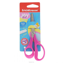 Ножницы " Erich Krause " Joy 14см Left Hand, безопасные закругленные лезвия, эргономичные ручки, лин