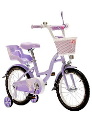 Велосипед двухколёсный ФАНТАЗИЯ. Сиреневый. Колёса 16 дюймов (арт. ВЛ-2812)