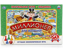 247152   НАСТОЛЬНАЯ ИГРА-ХОДИЛКА "УМКА" МИЛЛИОНЕР ДЛЯ МАЛЫШЕЙ В РУСС. КОР. в кор.20шт