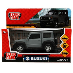 335446 Машина металл SUZUKI JIMNY 11,5 см, двер, баг, инер, сер, кор. Технопарк в кор.2*36шт