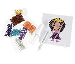 325390 Набор для детского творчества "Царевны" аквамозаика, 400 бусин 