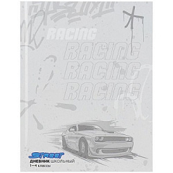 Дневник 1-4класс с наклейками 7БЦ " Проф-Пресс " Наклейки с авто, глянцевый ламинированный картон, 4