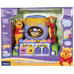 116481  ИГРУШКА РАЗВИВАЮЩАЯ "VTECH" ОБУЧАЮШИЙ ГОРШОЧЕК ВИННИ НА БАТ. 6 ПРОГРАММ В РУСС. КОР. в кор.3