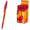 Ручка шариковая " Erich Krause " Slender Stick Orange, красная 0,7мм, Super Glide Technology, толщин