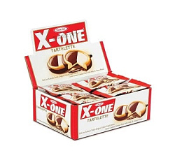 X-ONE Tartelette Печенье с начинкой Какао (1727) 1*6*24шт,