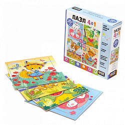 Baby Games. Набор.4в1. 4-6-9-12Эл. Летние моменты. 07873