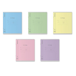 Тетрадь с пластиковой обложкой А5  12л крупная клетка " Erich Krause " Классика CoverPrо, офсет, на 