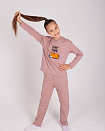 TAKRO, ПИЖАМА для девочки M1175KLFR-10/12 (кофейный), 11/146