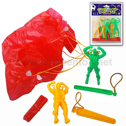 Солдат парашутист в пакете