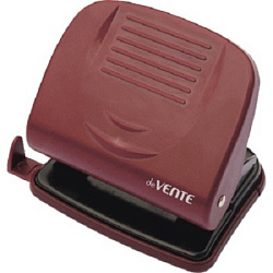 Дырокол на 30л " deVente " Stripe металл/пластик, встроенная линейка со шкалой, съемный поддон для к