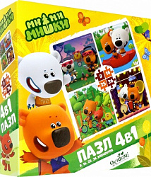 МиМиМишки.Набор.4в1.9-16-25-36.Приключения Мишек.07004