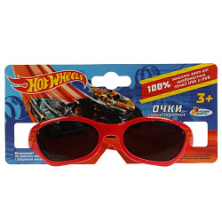 330009 Детские солнцезащитные очки "hot wheels" красные ИГРАЕМ ВМЕСТЕ в кор.25*20шт