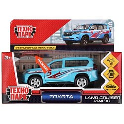 283500 Машина металл свет-звук TOYOTA PRADO СПОРТ длина 12 см, двери, инерц, кор. Технопарк в кор.2*