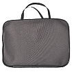 Сумка-планшет А3 тонкая, серая, ручки