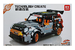 8207 Конструктор Technica " Pull back Mini Cooper Race Car"