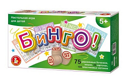 Игра настольная "Бинго" (дер.бочонки)