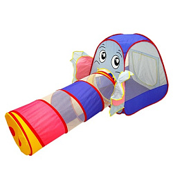 Палатка игровая с туннелем Слоненок. сумка