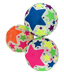 Надувной мяч "Звездочки" (22 см, цвет микс,пакет) ( Арт. GQ527-04) кратно 10