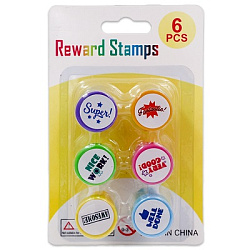 Штампики УЧИСЬ НА ОТЛИЧНО наб.6шт арт.69381 (1/36/432наб)