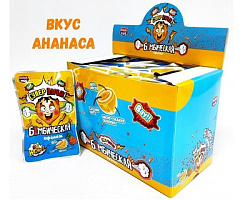 Карамель БОМБИЧЕСКАЯ со вкусом Ананаса (Канди Клаб) (CAR152-1) 13 гр*12 бл*30 шт