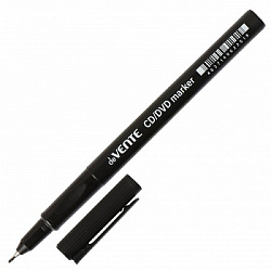 Маркер для CD/DVD " deVente " черный 0,5мм, капиллярный наконечник, перманентный