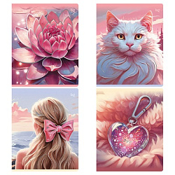 Тетрадь 48л., А5, клетка BG "Нежность", soft-touch ламинация, тиснение фольгой