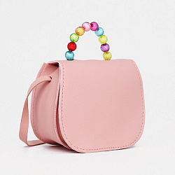 Сумка дет Стиль, 13*6*11, отдел на магните, дл ремешок, розовый   9635001