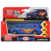 Машина металл KIA sorento prime СПОРТ, 12 см, двери, багаж., инерц., кор. Технопарк в кор.2*24шт