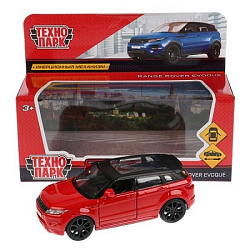 268496  Машина металл LAND ROVER RANGE ROVER EVOQUE 12,5см,открыв двери,инерц, красный Технопарк в к