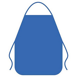 Накидка для труда " Пчелка " НФДТ-1 темно-синий, 490*390мм, ткань