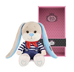 Мягкие Игрушки Мягкая Игрушка Jack&Lin, Зайчик Жак Матрос в Комбезе, 25 см, в Коробке