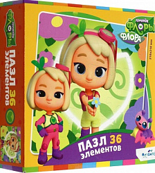 Команда Флоры. Пазл 36 эл. Флора в цветах. 07930