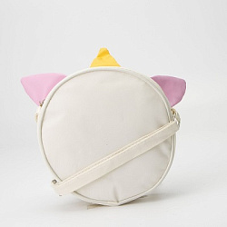 Сумка детская Единорог на молнии, цвет белый