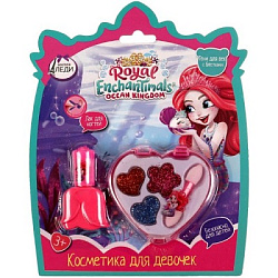 Косметика ДЛЯ ДЕВОЧЕК ЭНЧАНТИМАЛС тени для век с блестками, лак для ногтей МИЛАЯ ЛЕДИ в кор.2*240шт