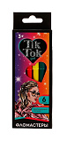 334943 Фломастеры 6цв, круглые, карт коробка TIK TOK GIRL в кор.12*24наб