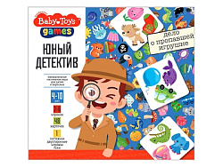 Игра настольная "Юный детектив" Дело о пропавшей игрушке Baby Toys games арт.05239