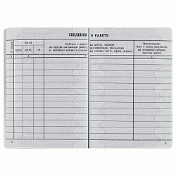 Вкладыш в трудовую книжку нового образца 2023г