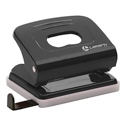 Дырокол на 20л " Lamark " Mettallic металлический, встроенная линейка, черный, 10702070/280722/32320