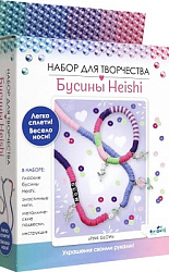 Набор для творчества. Украшения своими руками. Бусины Heishi. Pink Glow. Арт. 08307