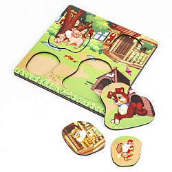 Игрушка деревянная в пленке Буратино в кор.40шт