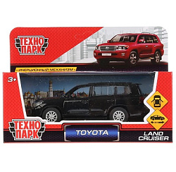 262771   ТМ Технопарк. Машина металл "TOYOTA LAND CRUISER" 12,5см, откр. двери, инерц ЧЕРНЫЙ в кор.2